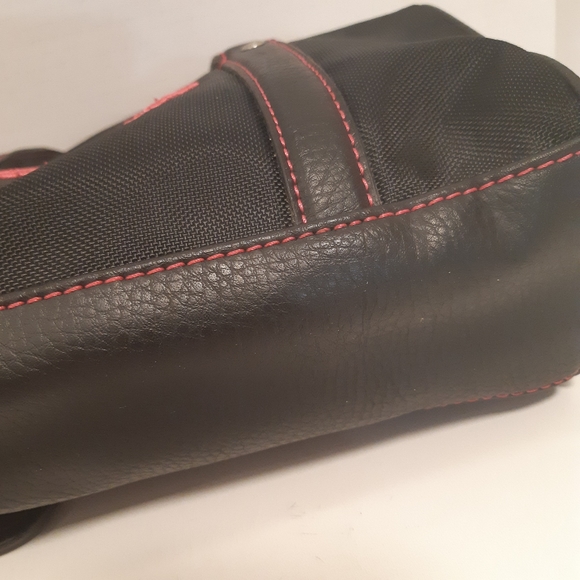 Mini Tommy H Black & Pink Tote - Picture 3 of 7